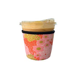 Reusable Iced Coffee Cup Insulator Sleeve, Suitable For Coffee