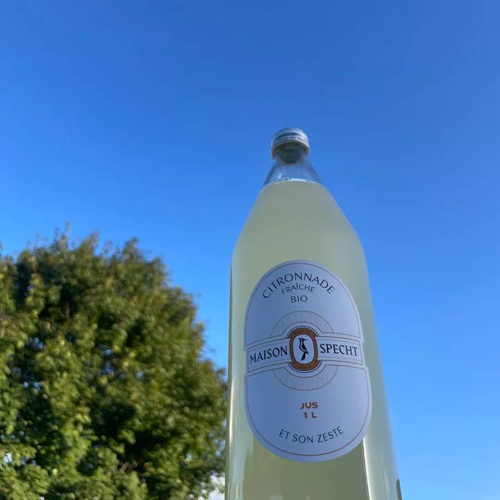 Limonata Bio e la sua scorza - Bio - Bottiglia 1L per la vendita all'ingrosso da parte di Maison Specht