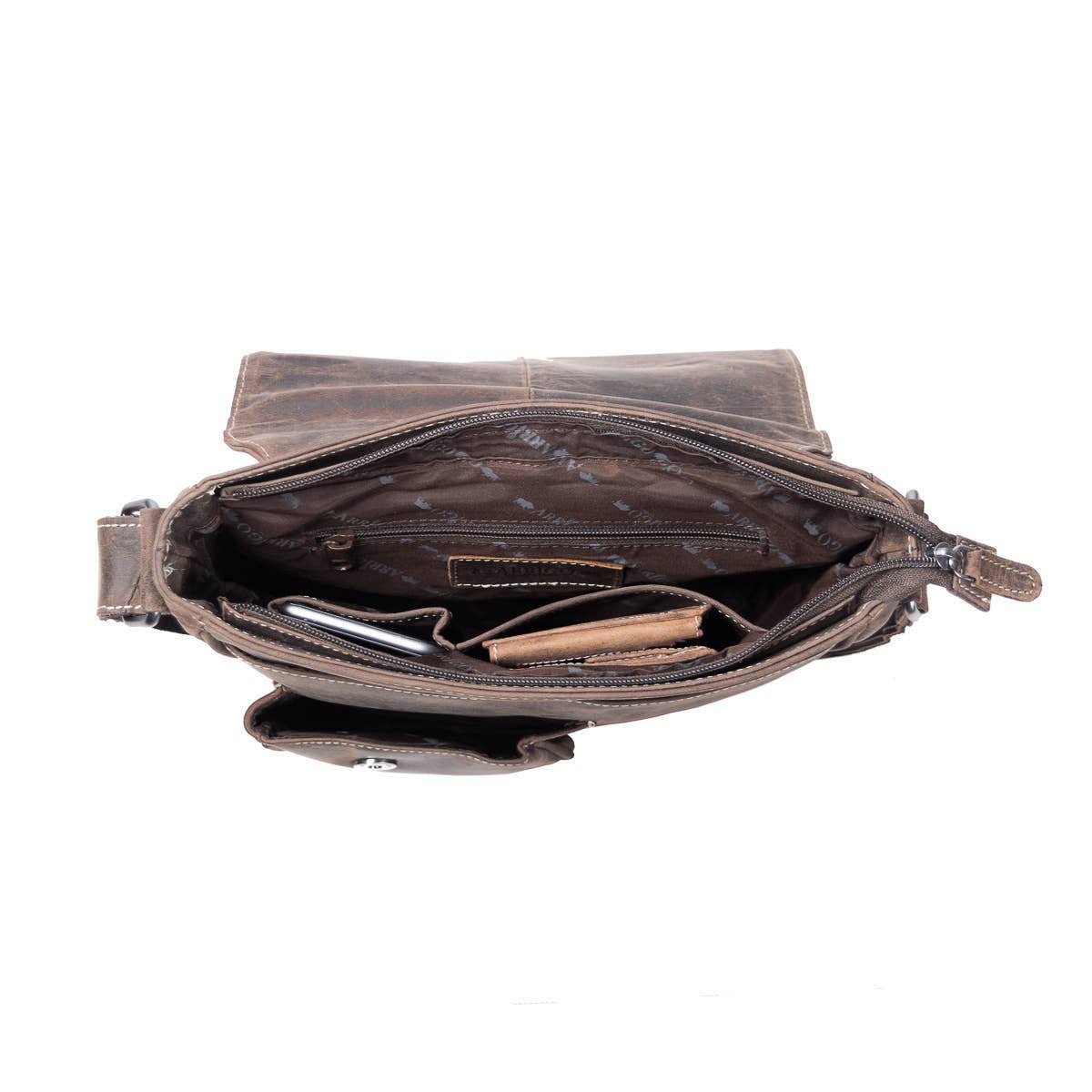 Arrigo - Wholesale Shoulder Bag - Women's - Arrigo Buffalo Leather Shoulder Bag with flap - 3 colours14