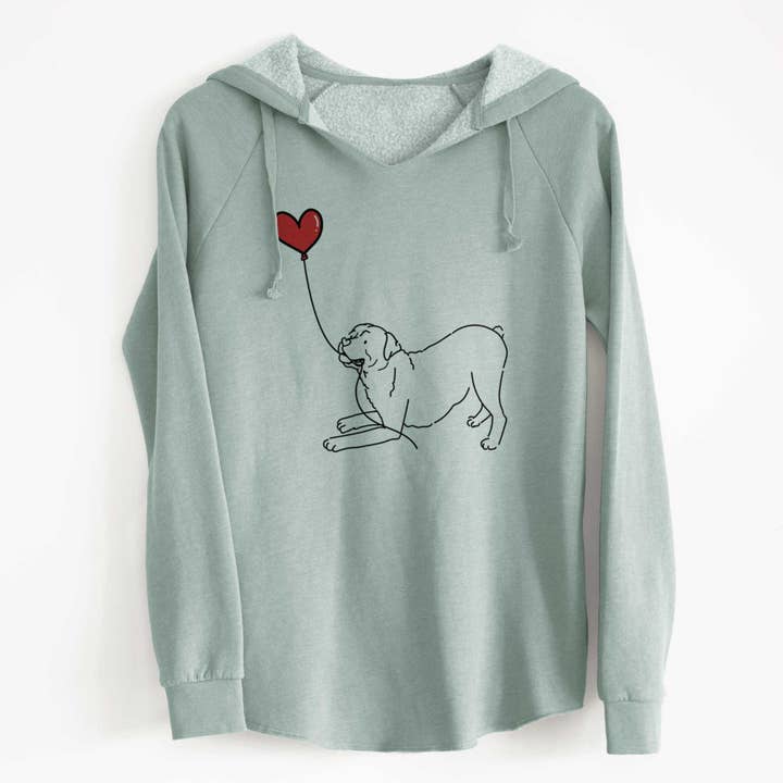 Chandail à capuchon Rottweiler Heart String - Cali Wave pour la vente par Inkopious