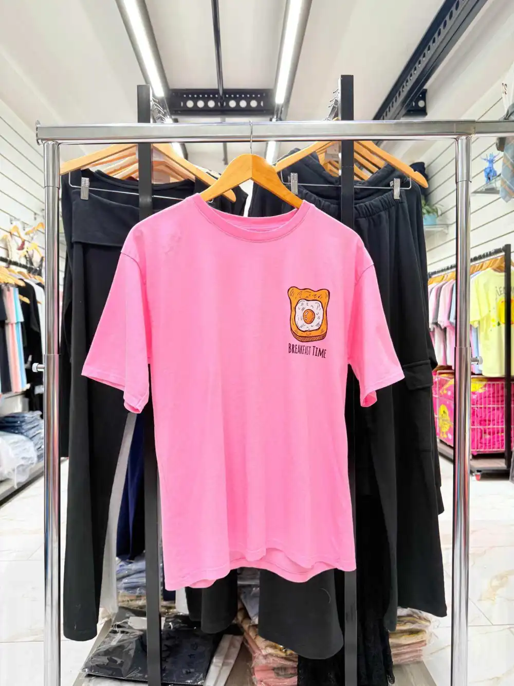 Chilli Girl Collection – wholesale T-shirt – women's – Round neck cotton t-shirt with toast print 5