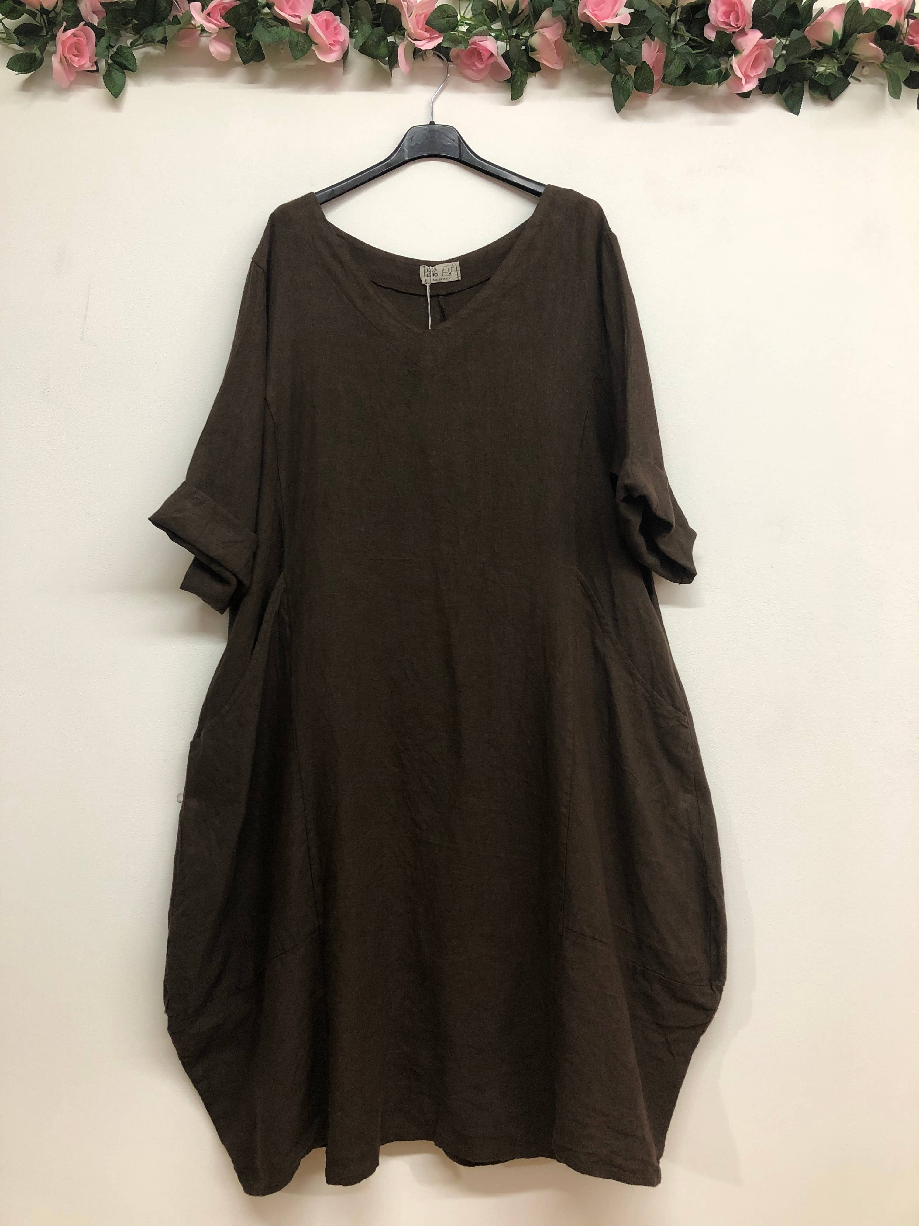 LINEN & COTTON HOUSE – wholesale Dress – Women's – 277 DRESS IN LINEN SPRING SUMMER CLOTHING21