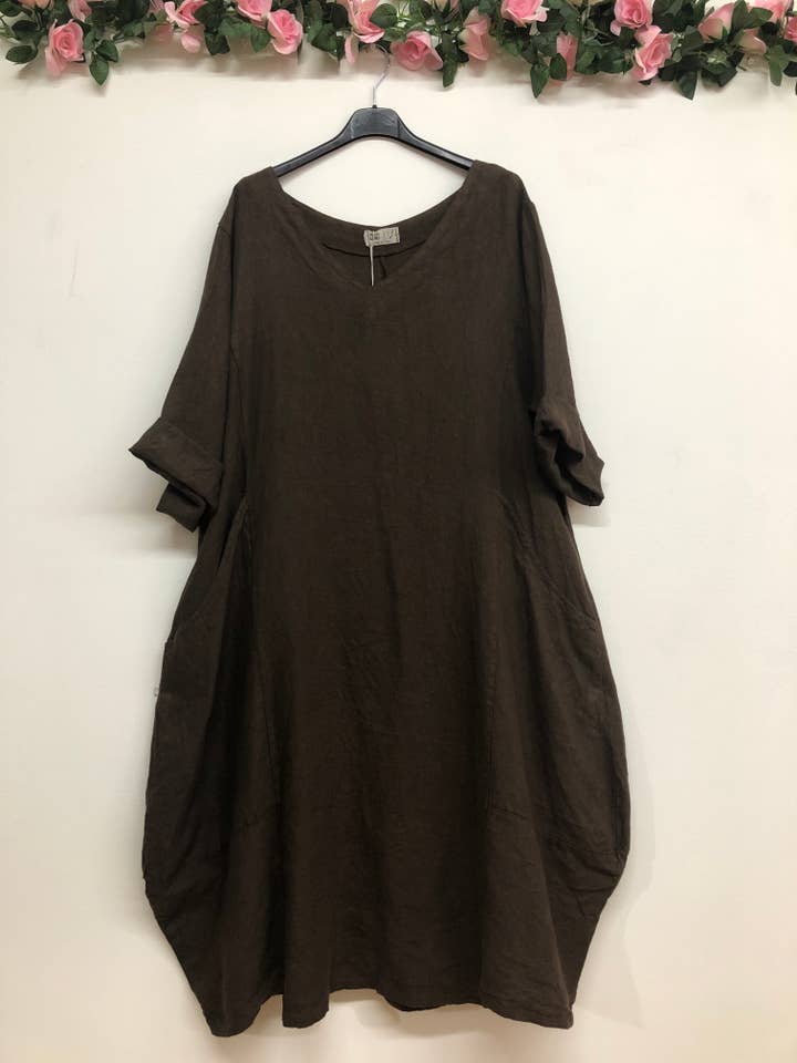 LINEN & COTTON HOUSE – wholesale Dress – Women's – 277 DRESS IN LINEN SPRING SUMMER CLOTHING21