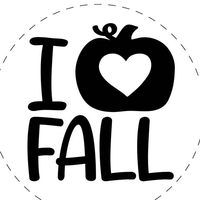 I Heart Love Pumpkin Fall Self-Inking Rubber Stamp for Stamping Crafting Planners for wholesale by Sniggle Sloth