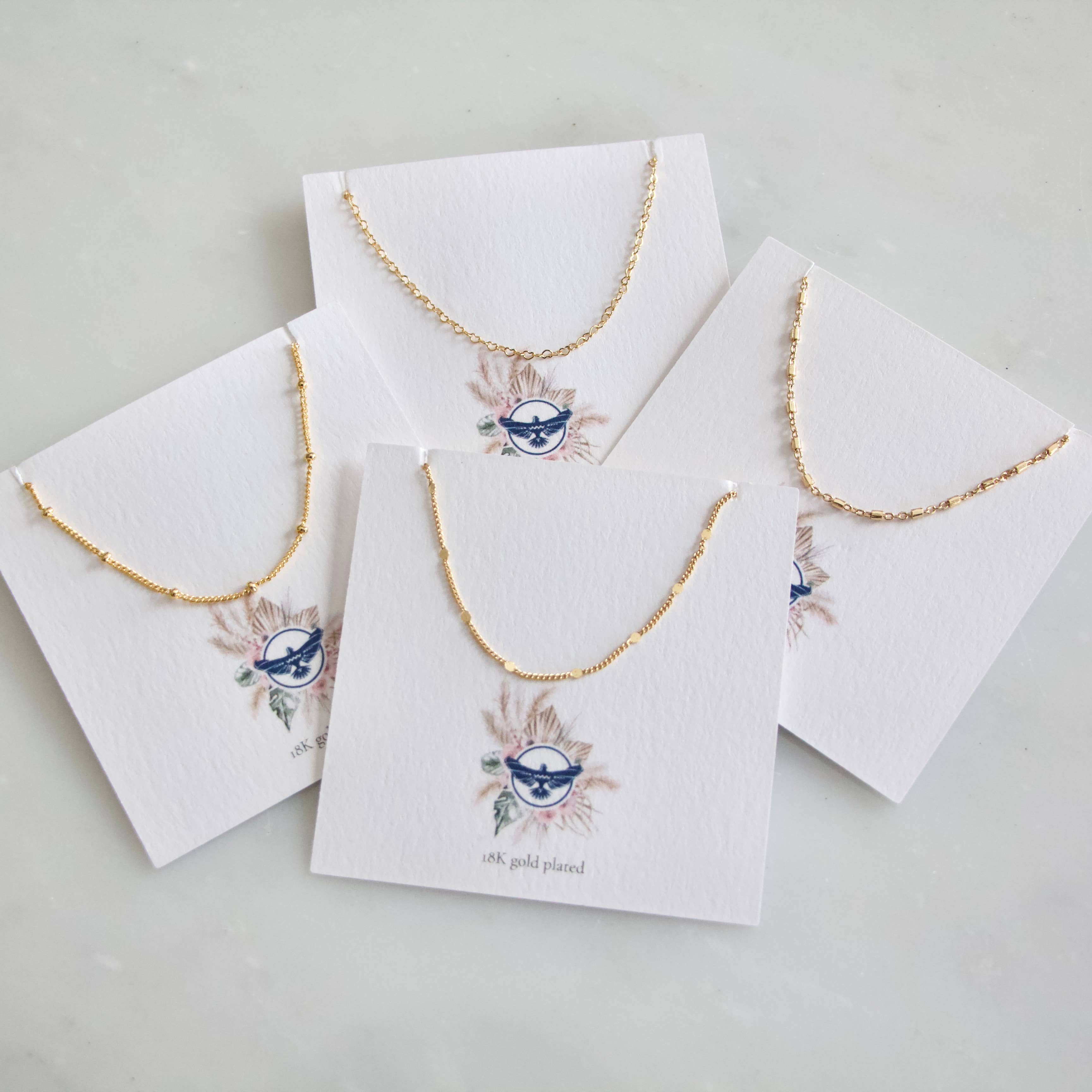 Mesa Blue – Großhandel Gliederhalskette – Kette aus vergoldetem oder versilbertem Messing5