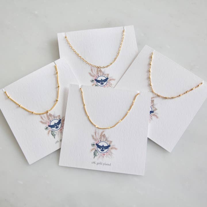 Mesa Blue – Großhandel Gliederhalskette – Kette aus vergoldetem oder versilbertem Messing5