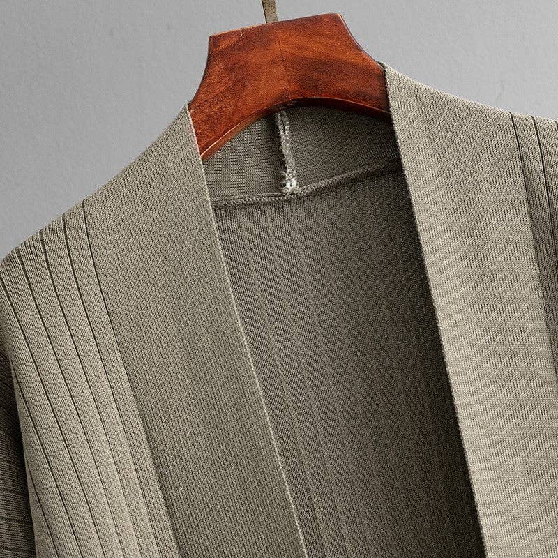 kycozy - Vendita all'ingrosso Completo top e pantaloni (NON loungewear) - Donna - Set Canotta a Maglia con Scollo a V e Pantaloni a Vita Alta a Gamba Larga2