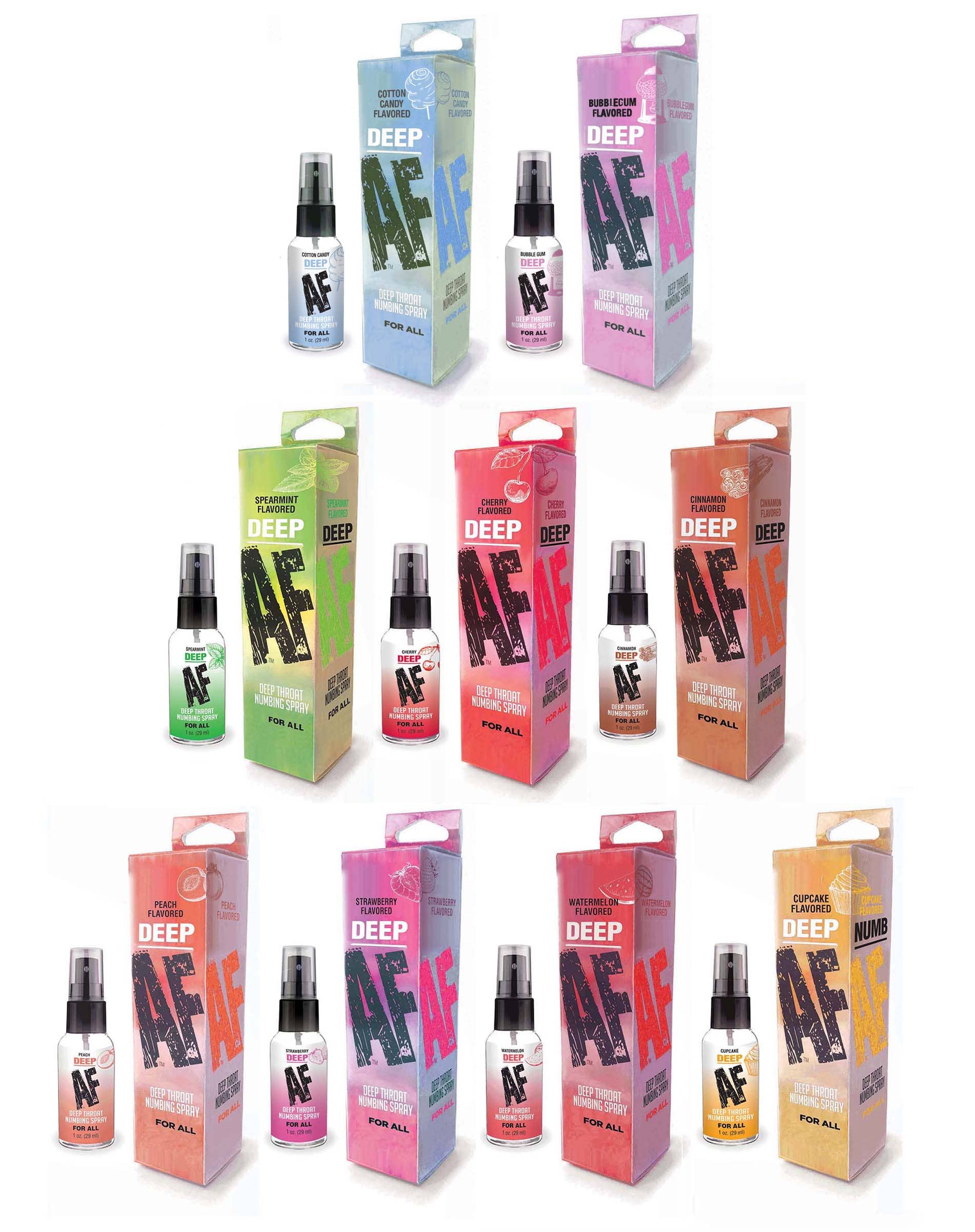 Little Genie Productions - Wholesale Throat Spray - Deep AF Throat Numbing Spray- Strawberry1