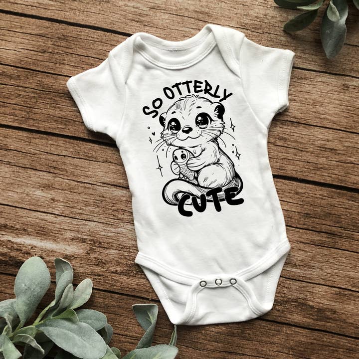 So Otterly Cute Onesie for wholesale by Driftwood Market Wholesale