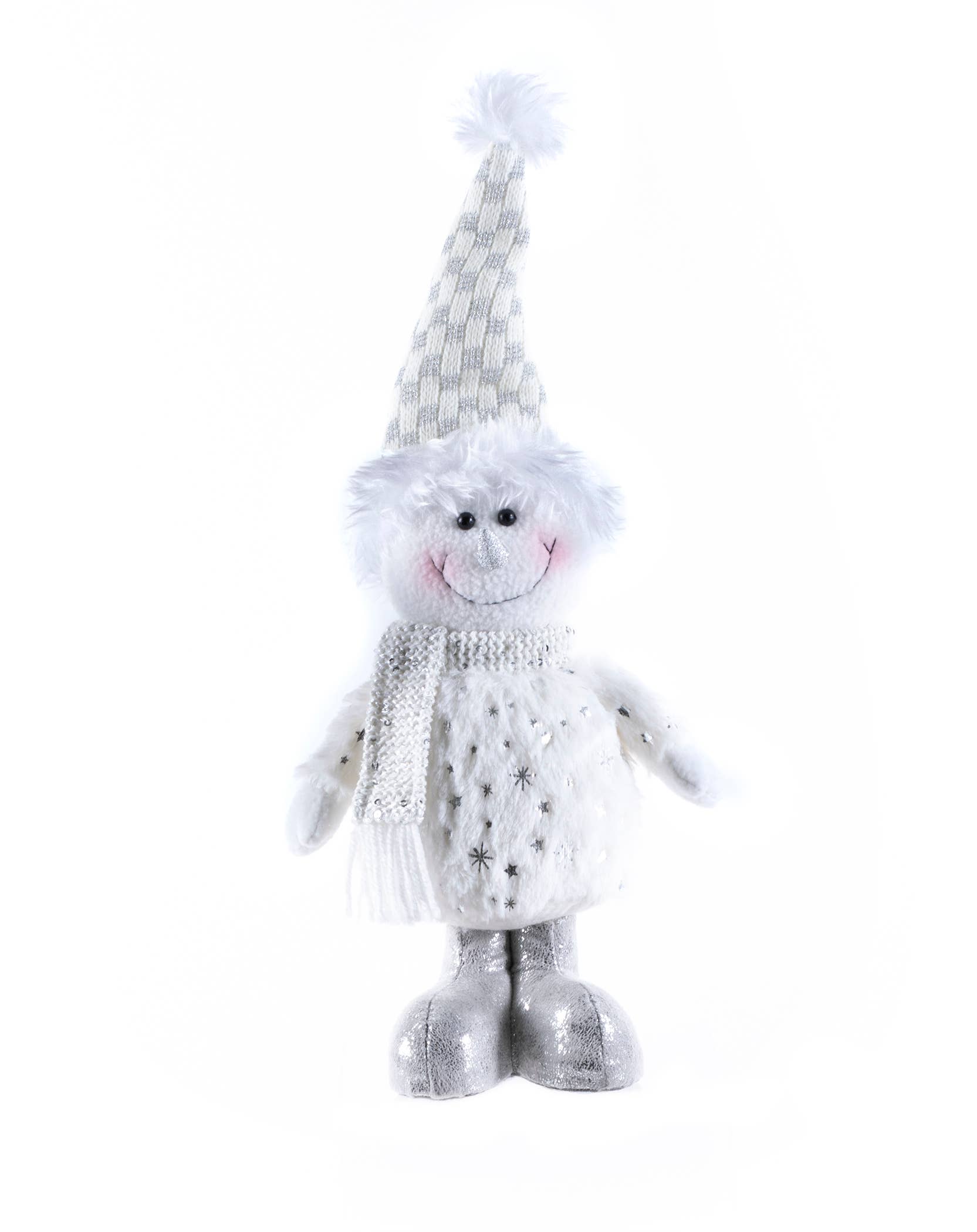 Oak Street Wholesale - Wholesale Christmas Decoration - Scottie The Silver & White Sm