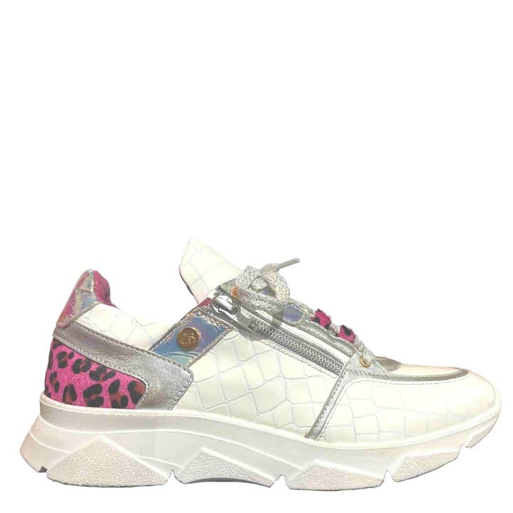 Zeus- White croc print for wholesale by Chanii B