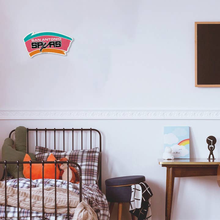 Rico Industries - Wholesale Sign - NBA Basketball San Antonio Spurs Retro Shape Cut Pennant3