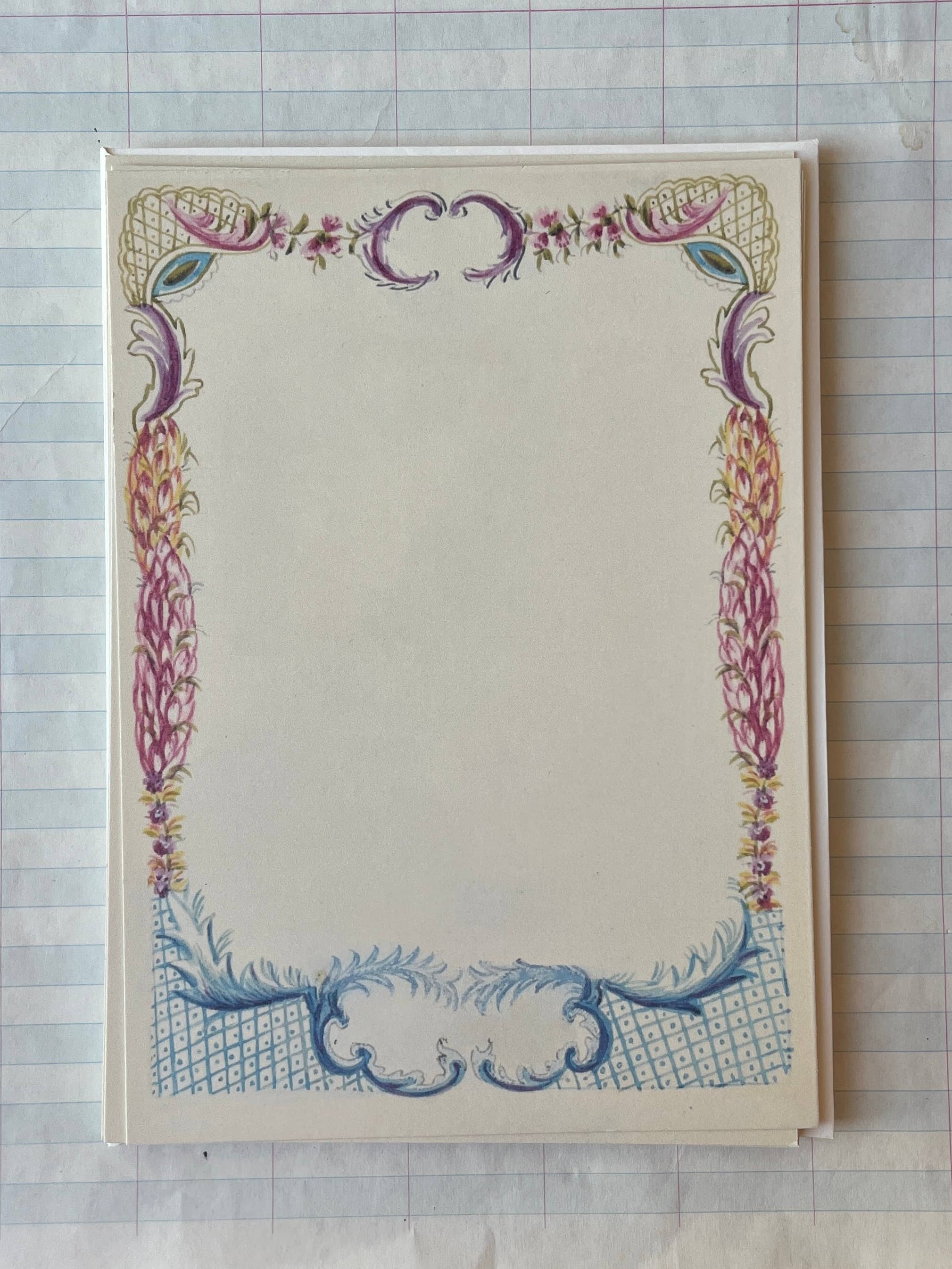 Parcel - Vente Assortiments de papeterie/cartes - Jeu de papeterie menu français I8