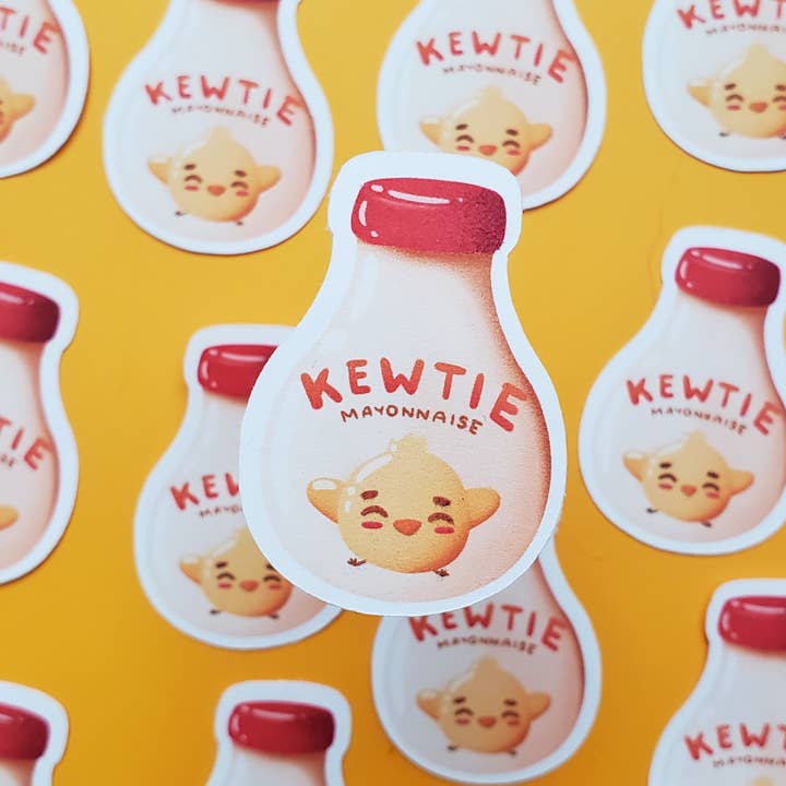 Kewpie Mayonnaise Sticker for wholesale by DoodlesbyIndy