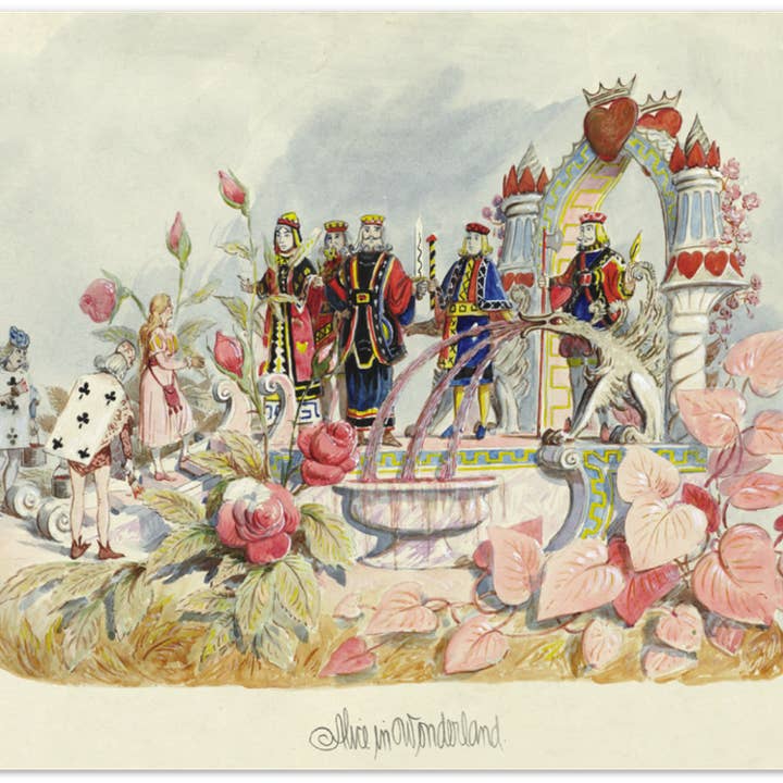 Kunstplakat Krewe of Proteus: Alice i Eventyrland for engroshandel hos Les vilaines curiosités