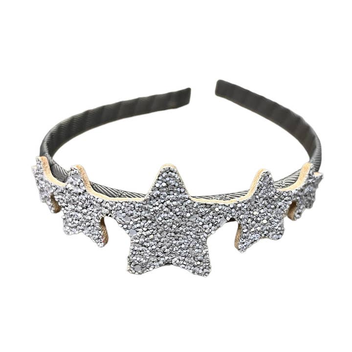 Stars Glitter hoofdband Grijsblauw voor wholesale door ILLYTRILLY