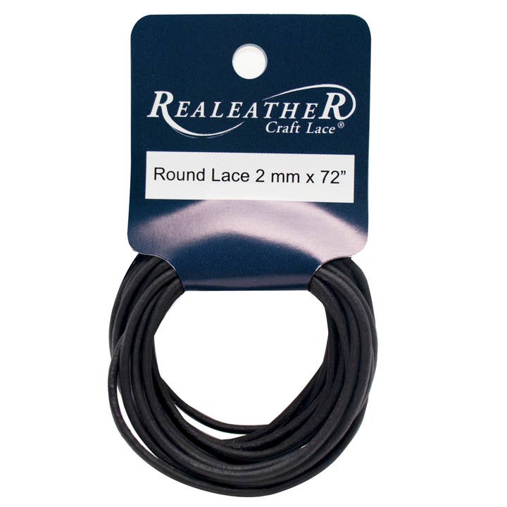 Realeather - Wholesale Craft Supplies - Round Leather Lace Hank12