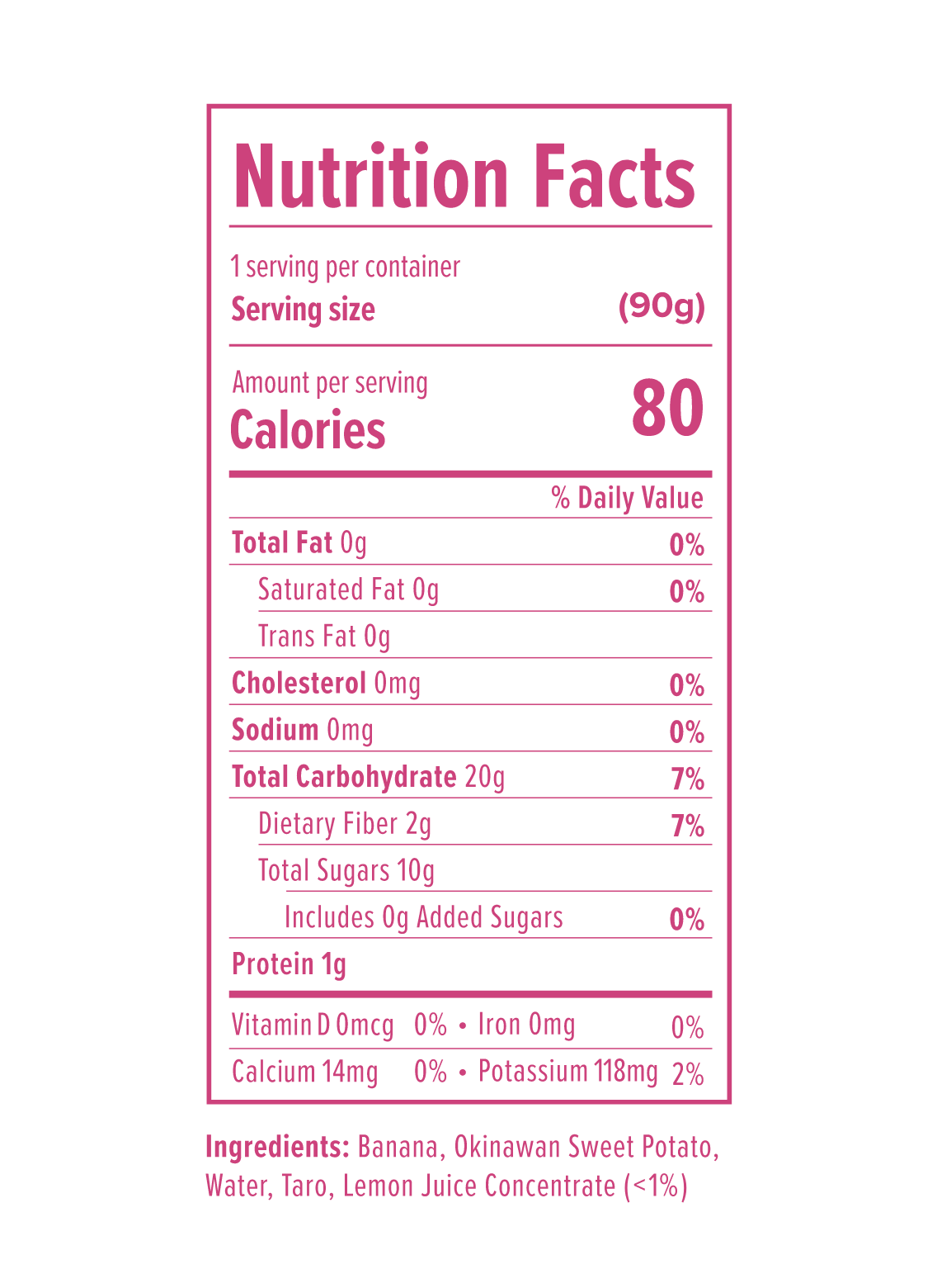 Piko Provisions – Engroshandel Babymad – Okinawan sød kartoffel banan & Taro12