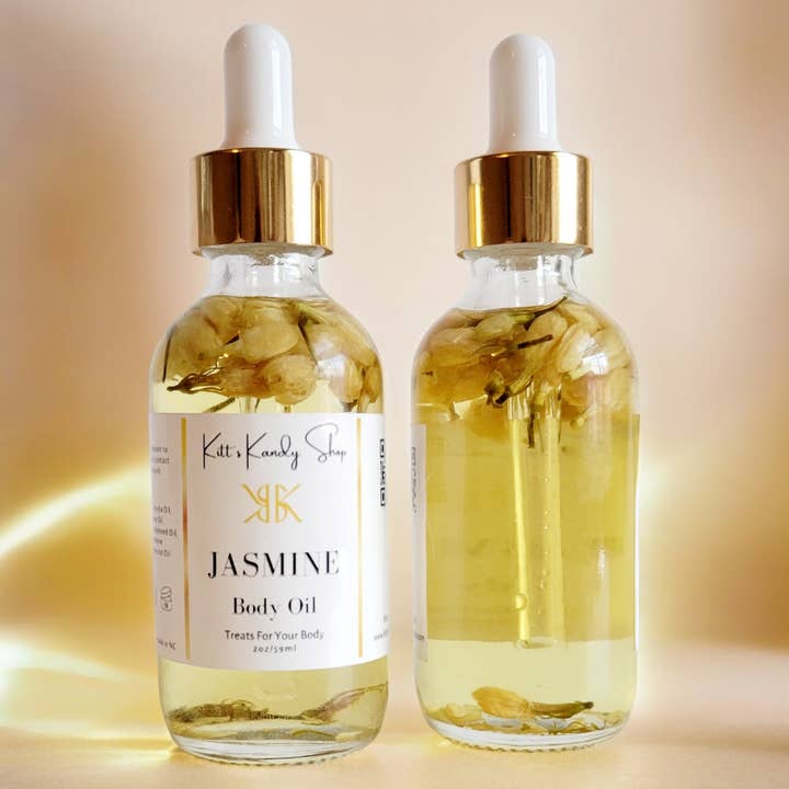 Jasmine Body Oil for wholesale by Kitt's Kandy Shop