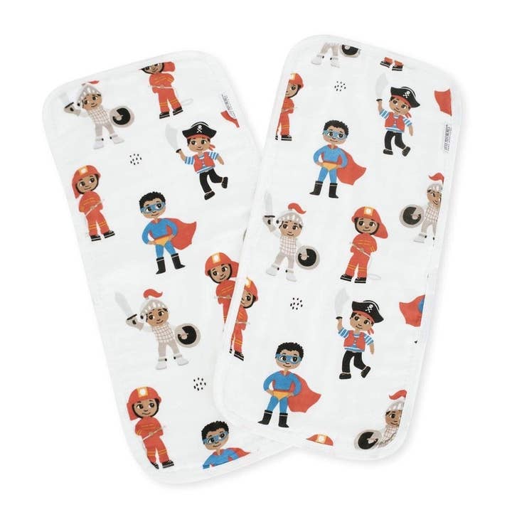 Make Believe - Burp Cloths for wholesale by Little Muffincakes Boutique