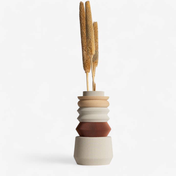 AUSTIN modulaire vaas, perfect voor gedroogde of verse bloemen voor wholesale door MINIMUM DESIGN