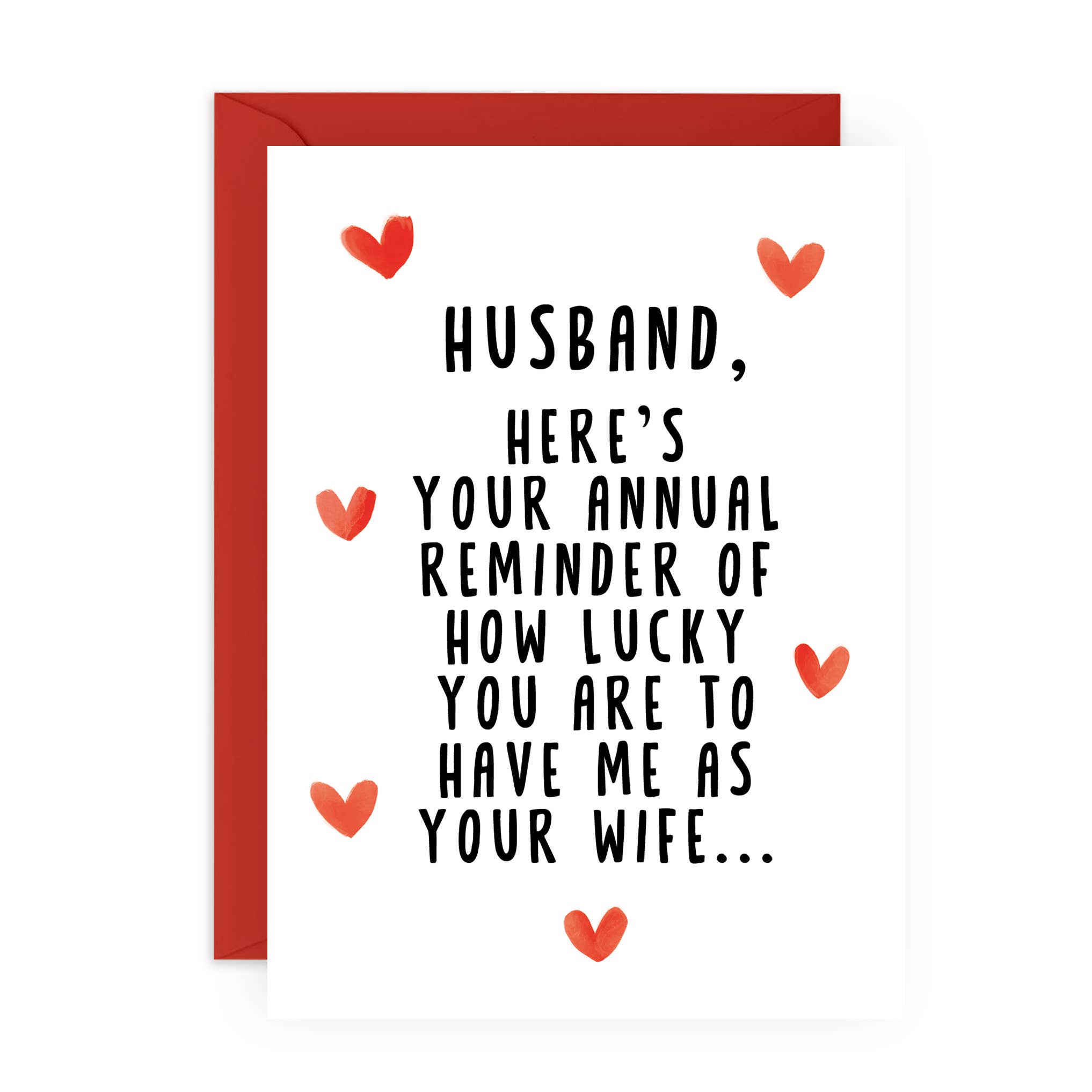 Central 23 Cards - Wholesale Anniversary Card - HUSBAND, ANNUAL REMINDER Funny Anniversary Card for Him, Her0