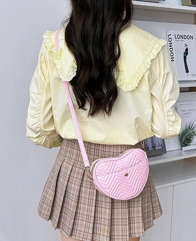 MKS America - Wholesale Crossbody Bag - Women's - LOVE Heart Crossbody Bag6