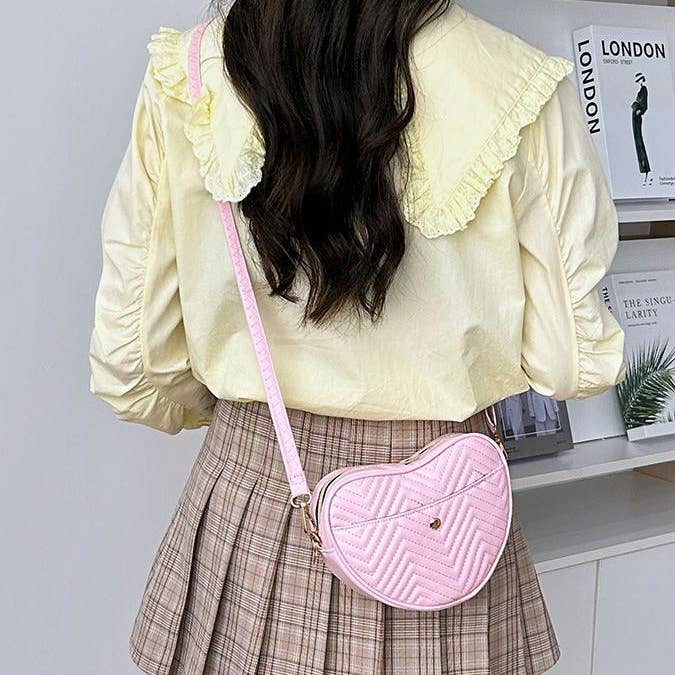 MKS America - Wholesale Crossbody Bag - Women's - LOVE Heart Crossbody Bag6