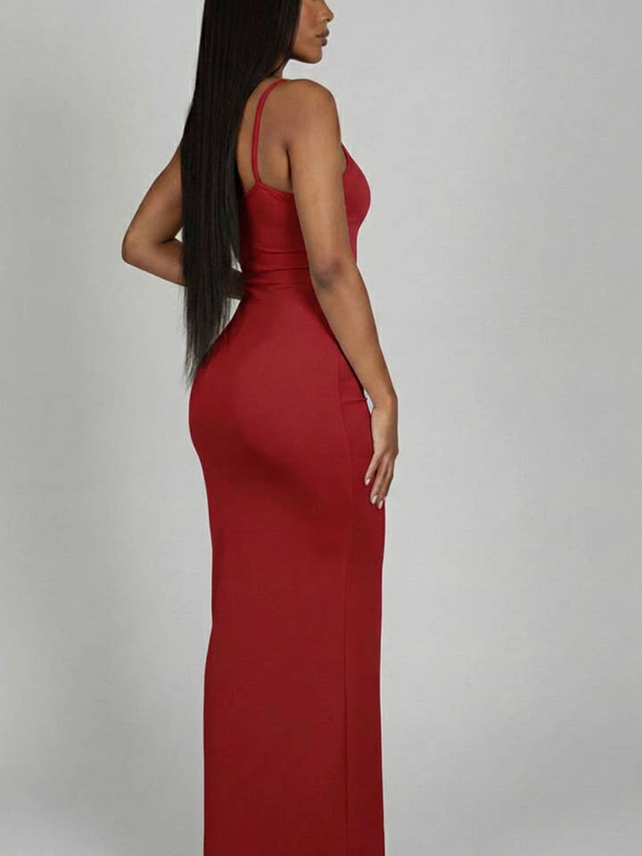 CAPELLA APPAREL - Wholesale Dress - Women's - Ribbed Mermaid Hem Cami Dress26