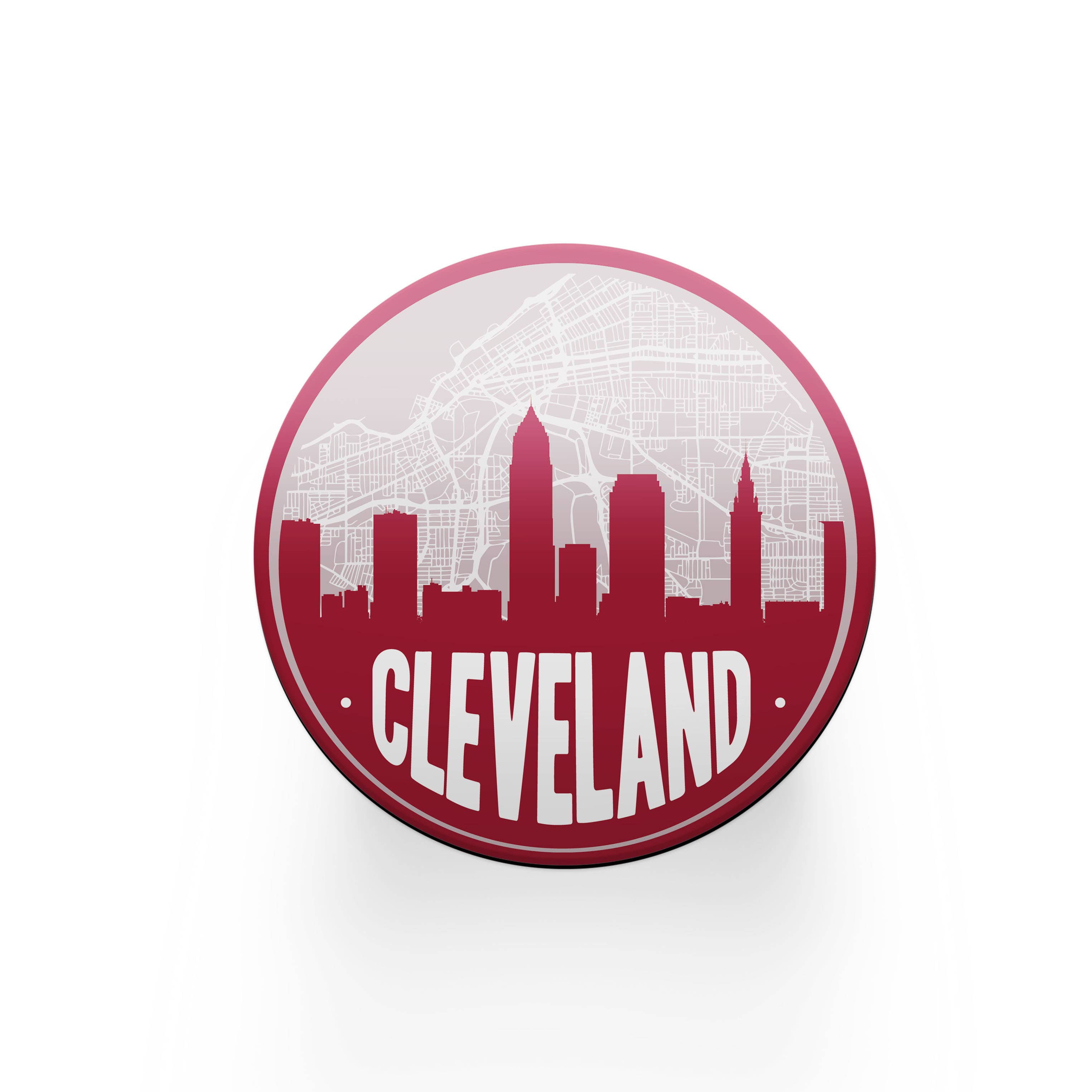 Paperfinch Design - Venta al por mayor Posavasos - Set de 4 posavasos Cleveland Ohio | Varios colores6