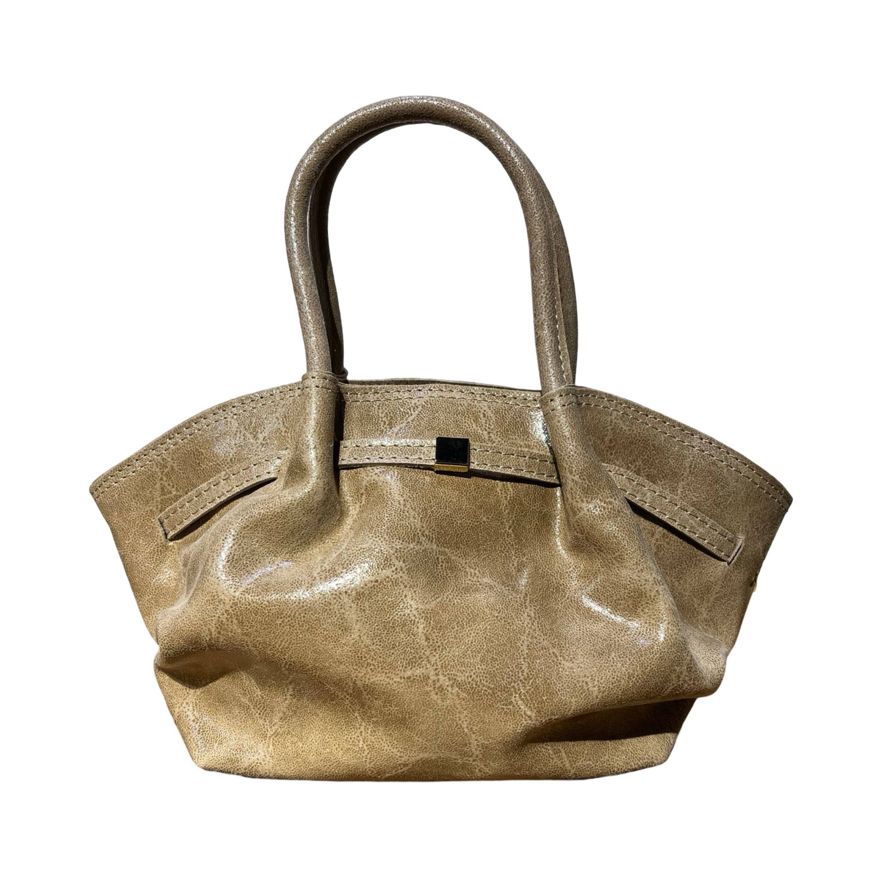 Louisa lee – Mala com alça superior – Mulher por atacado – MALA DE MÃO EM COURO ESCOVADO PEQUENA JANNET1