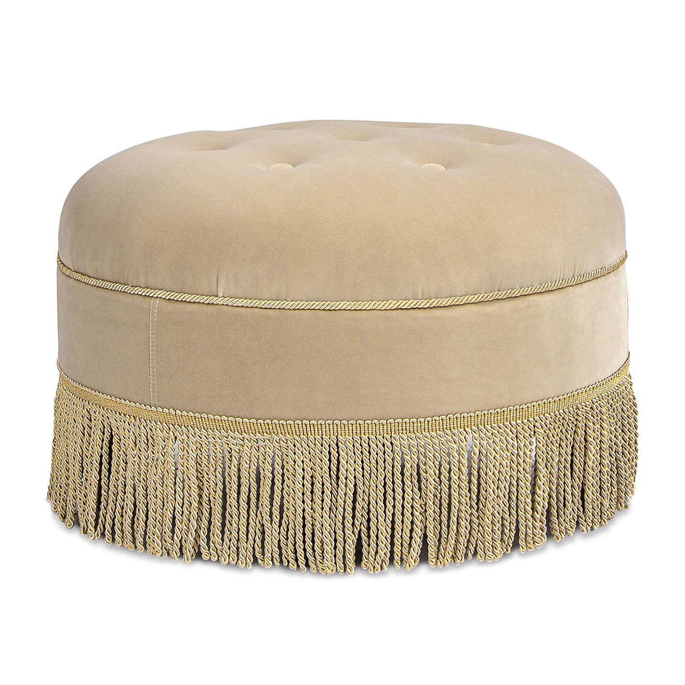 Jennifer Taylor Home - Wholesale Ottoman - Yolanda 24" Round Upholstered Accent Ottoman0