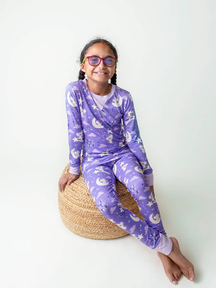 Koala | Pyjamas en bambou à enfiler par l'avant pour enfants indépendants pour la vente par Penny’s Pixies | Sleepwear for Independent Dressing