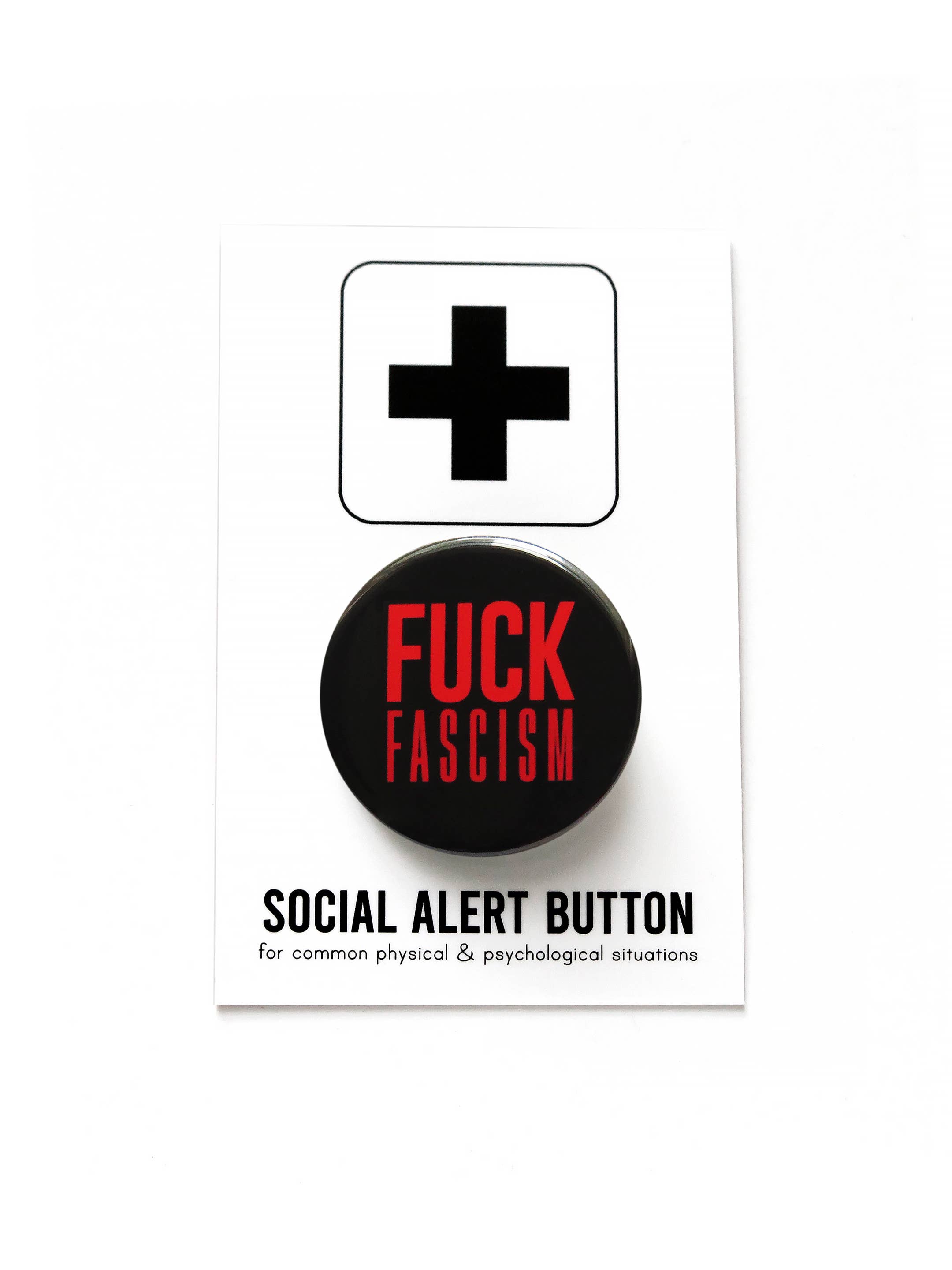 Word For Word Factory - Wholesale Reversspeld/knoop - NEUK FASCISME Speld 1,25" Politieke Speld Cadeau1