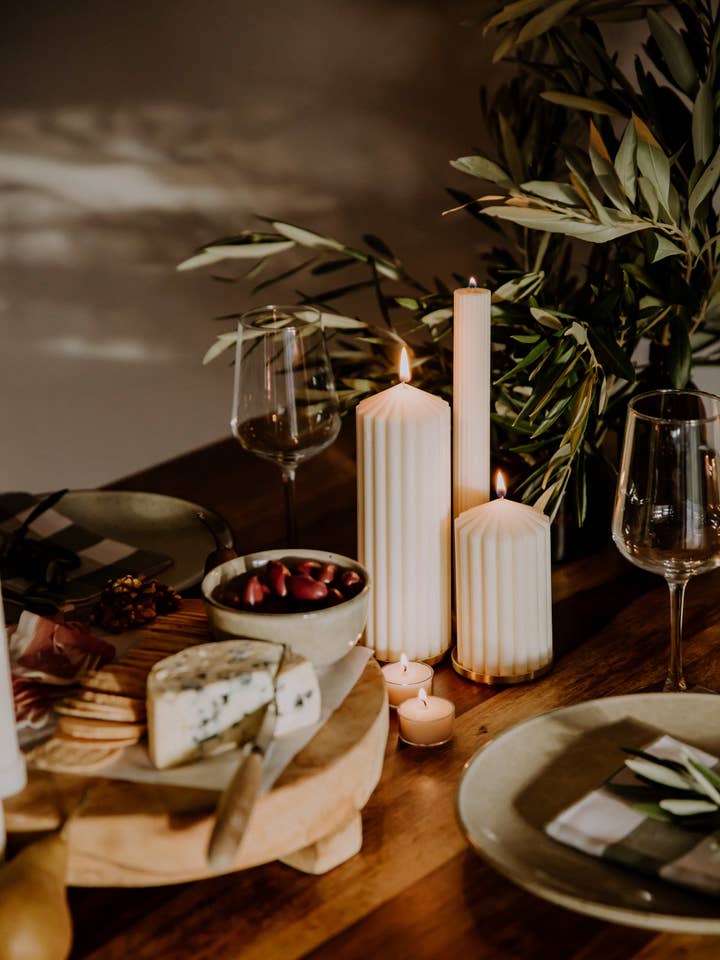 Traditional Column Pillars (Soy Wax) for wholesale by Lumiere Chandlery