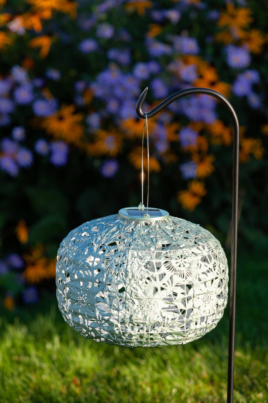 Allsop Home & Garden - Wholesale Outdoor/Lawn Light - Stella Square Sunflower 11" Solar Lantern - Sage4
