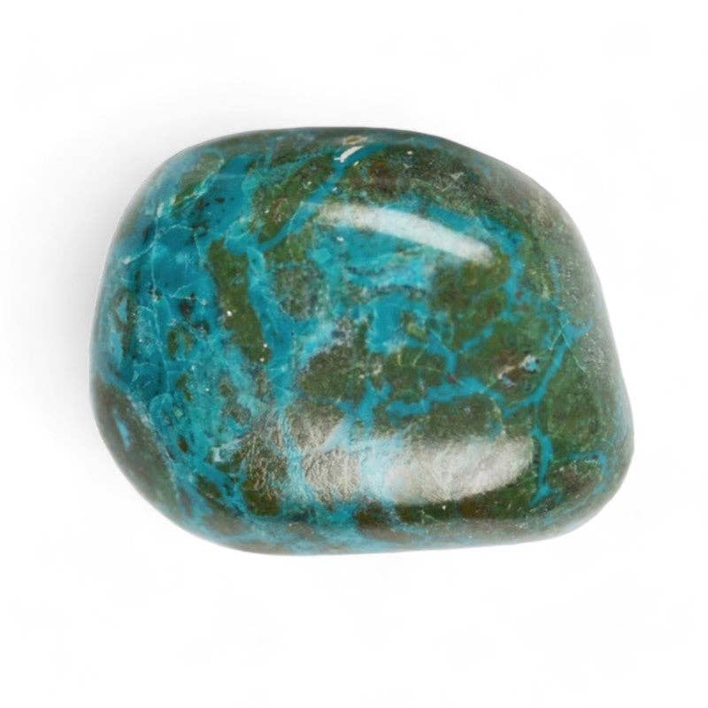 La Boîte à Cailloux – wholesale Andlig sten/kristall – Chrysocolla från Peru A (polerad sten)1