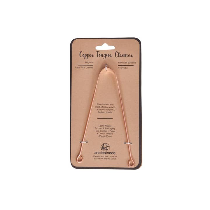 Ancientveda - Wholesale Tongue scraper - Cooper Tongue Cleaner0