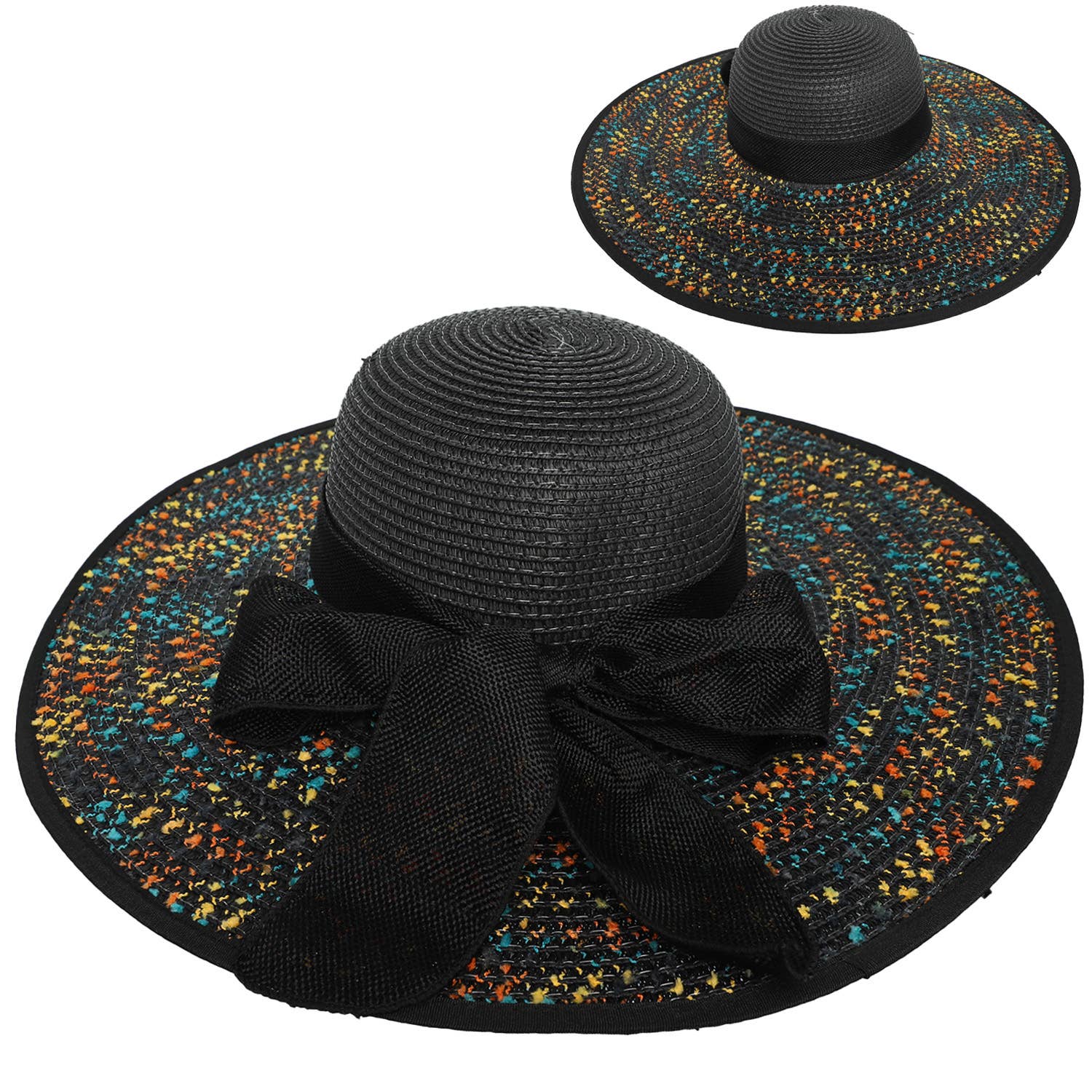 SP Sophia Collection - Wholesale Straw Hat - Women's - Floppy Oversized Wide Brim Straw Woven Sun Hat 1