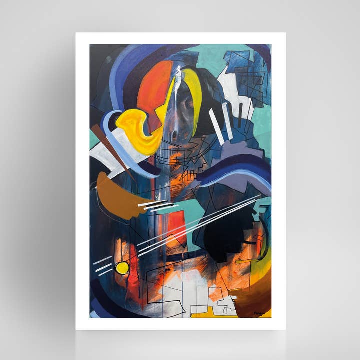 Impressão Giclée de Arte Fina A4 'Bridge' (Cópia) por atacado de Fiona Wilson Artist