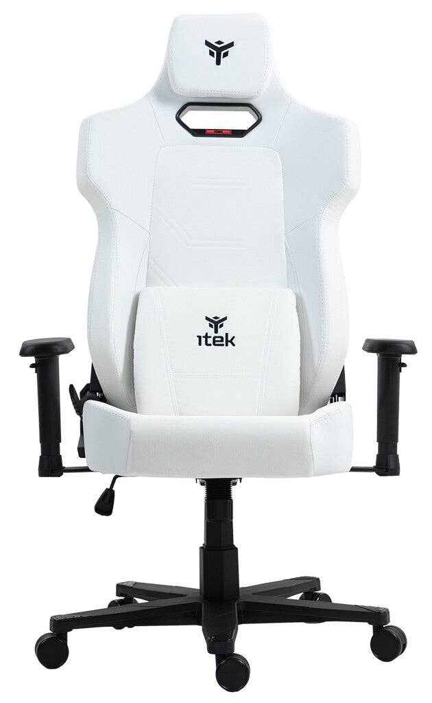 ITEK – wholesale Stol – Itek gamingstol SHUTTLE PM66 – PVC och tyg – 3D-armstöd – svart och vit19