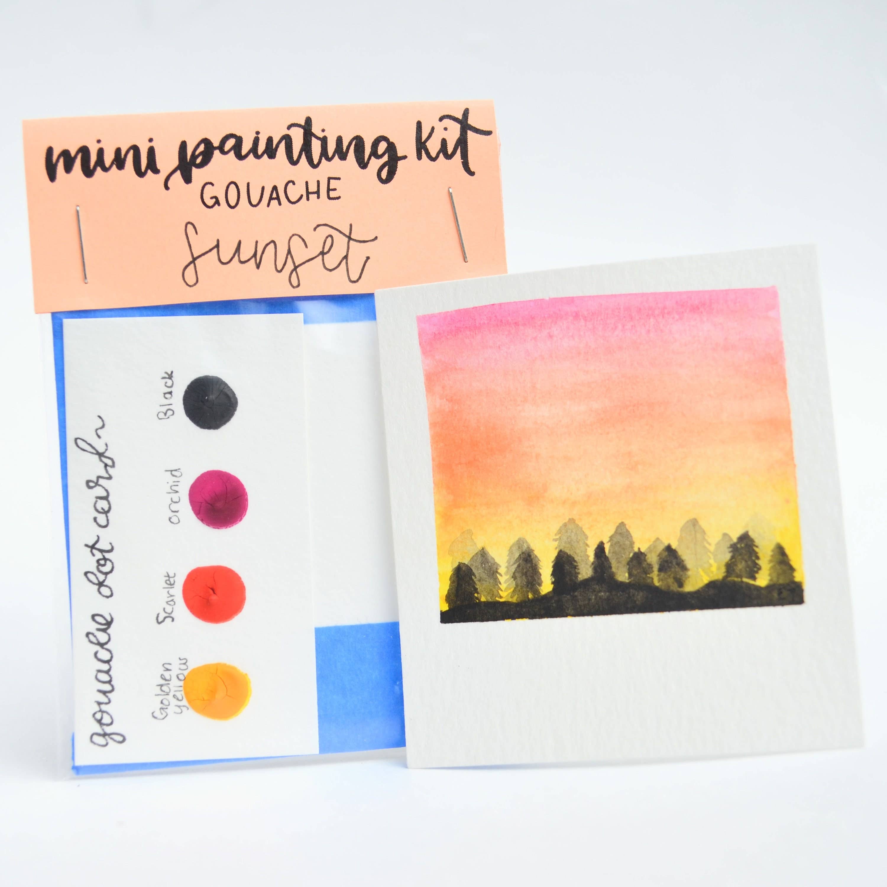 Lavender Chai Co. - Vendita all'ingrosso Kit per lavoretti fai da te - Mini kit di pittura - Sunset7