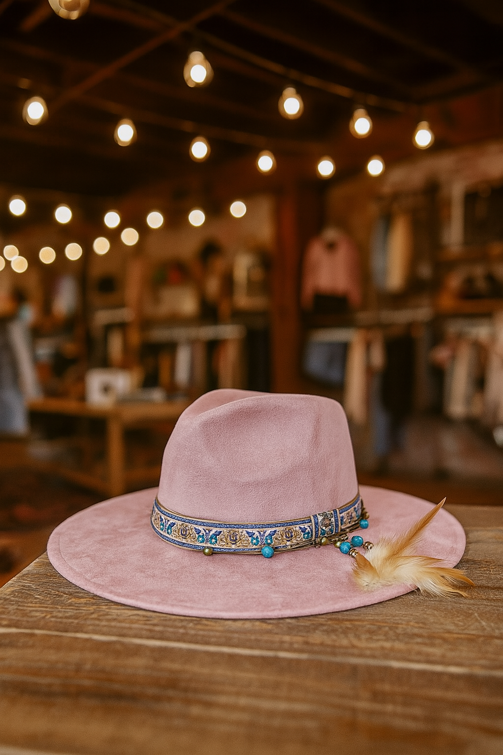 Wild Indigo - Wholesale Fedora - Women's - Sundance Western Boho Hat Cowboy7