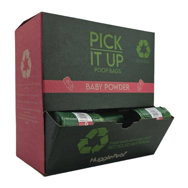 HugglePets – wholesale Pet poo bag – HugglePets Pick It Up Baby Powder Dog Poop Bags7