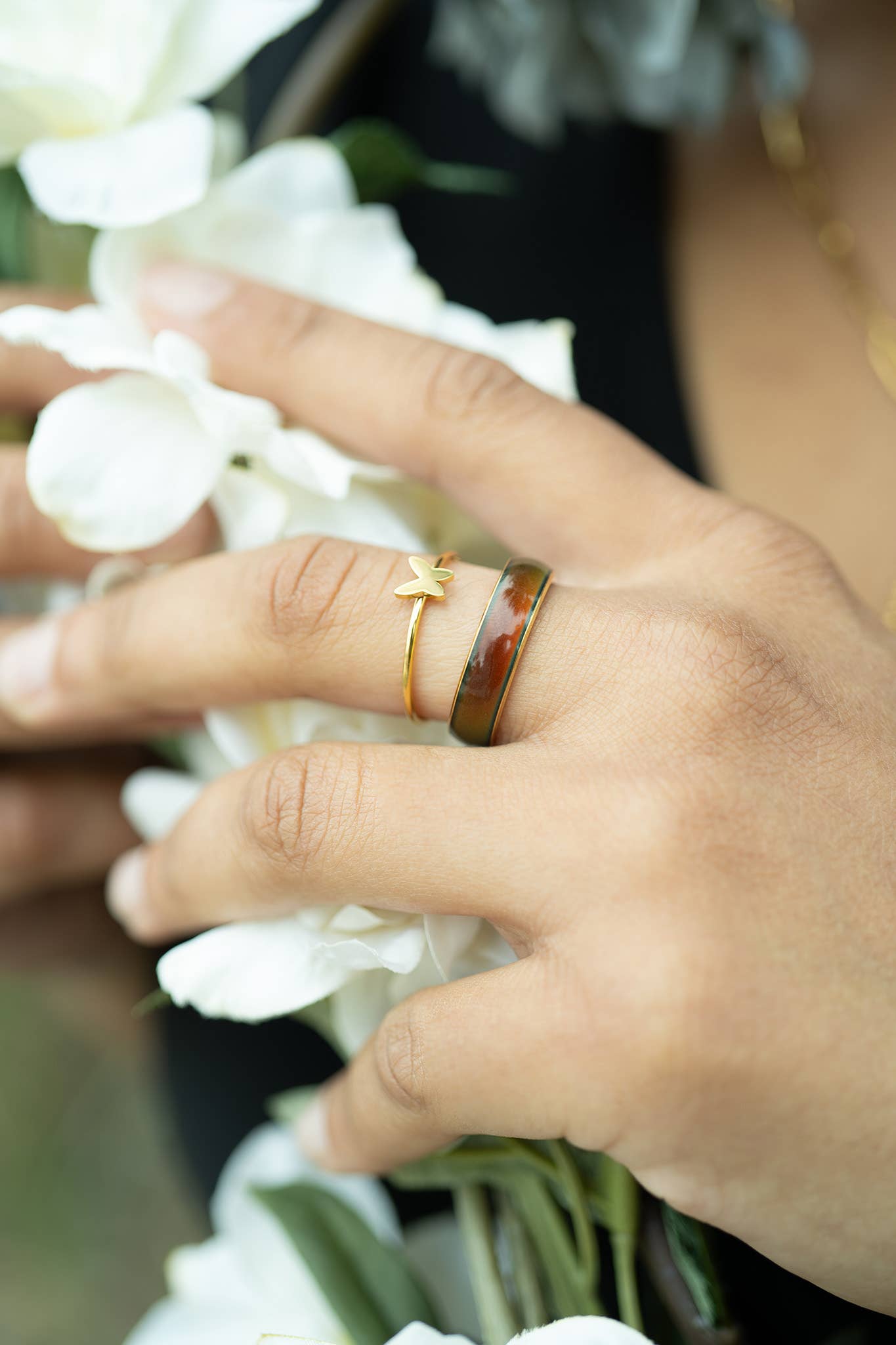 WJW – wholesale Band/Stackad Ring – 18K guld PVD-belagd rostfritt stål ringar med symboler för stapling13