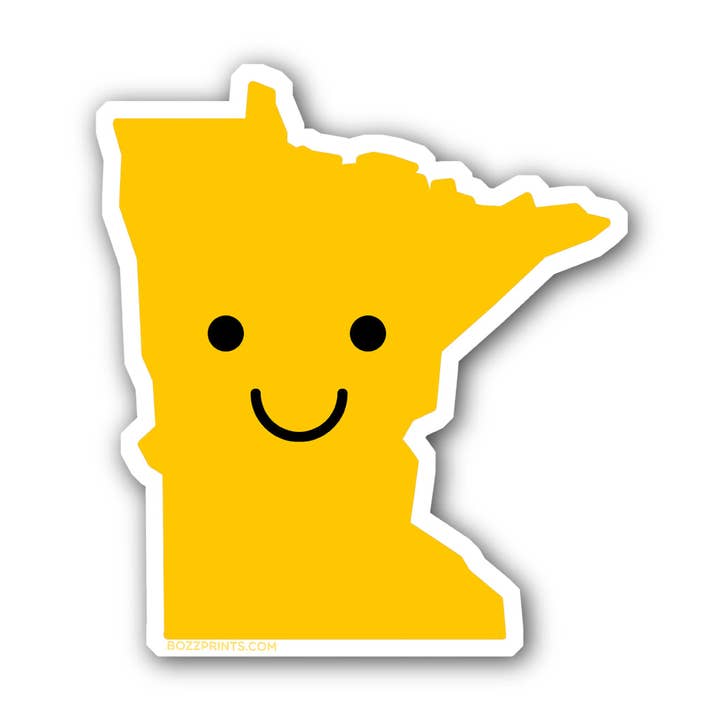 Smiley Face Minnesota for wholesale by Bozz Prints