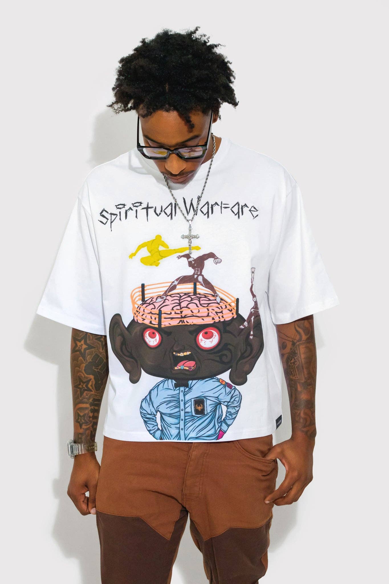 1921Movement – Großhandel T-Shirt mit Siebdruck – Unisex – Geistige Kriegsführung1