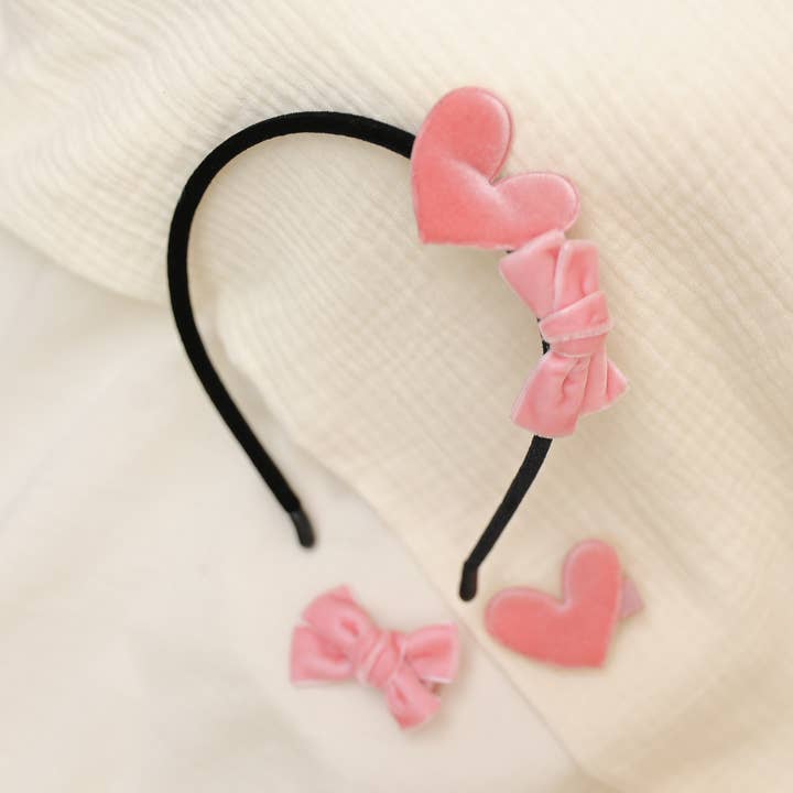 Juego de diademas Love Bow de 2 piezas para bebés y niños para venta al por mayor de PatPat
