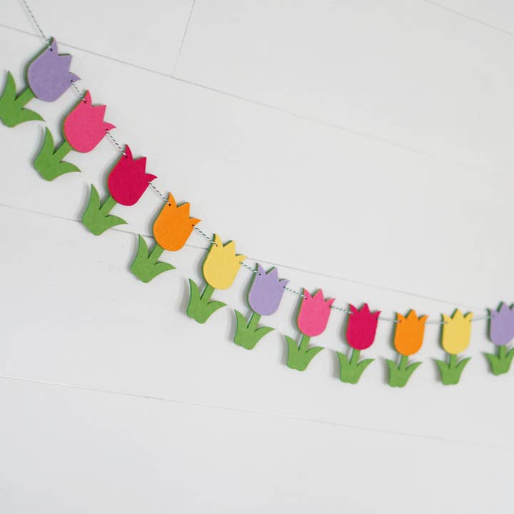 Guirlande de tulipes pour la vente par Decomod