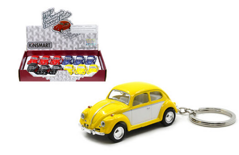 Gypsy Rose - Wholesale Keychain - Unisex - 1967 Volkswagen Classical Beetle (2-Tone) with Keychain1